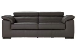 Hygena Valencia Large Sofa - Grey